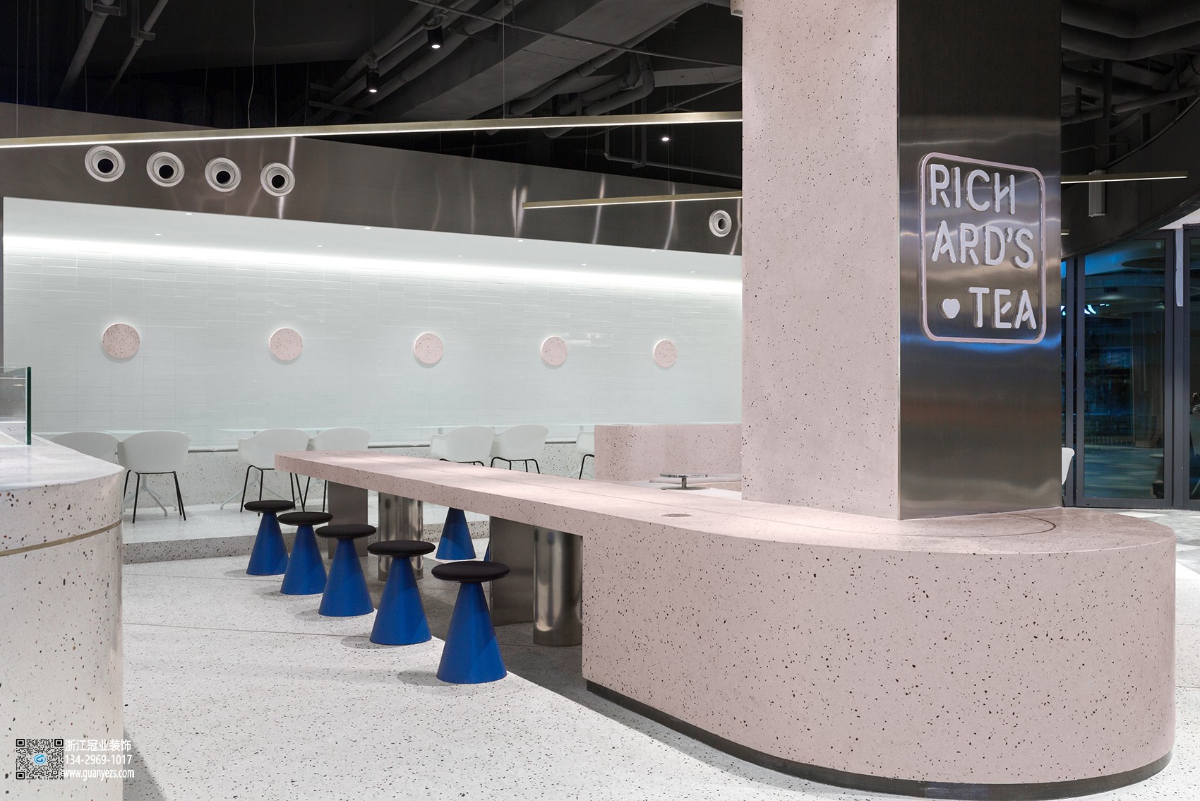 連鎖奶茶店裝修設計